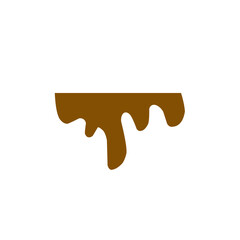 dripping chocolate vector illustration