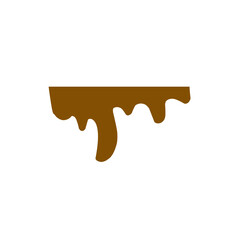 dripping chocolate vector illustration