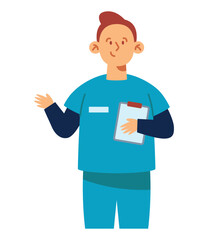 medical staff confident nurse