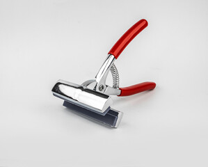 Canvas stretcheing pliers on a white background