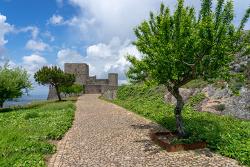 Entrance hall to the medieval castle of Marvao in the Portalegre district