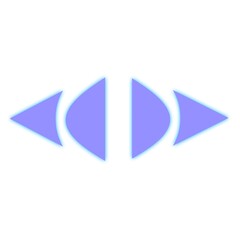 blue arrow icon