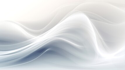 Obraz premium Abstract background with smooth lines in white colors