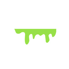 green liquid drop vector illustration