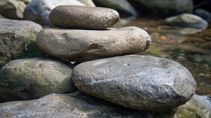 Stone image utilized in hot stone treatment