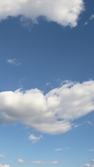 Obraz premium blue sky with clouds