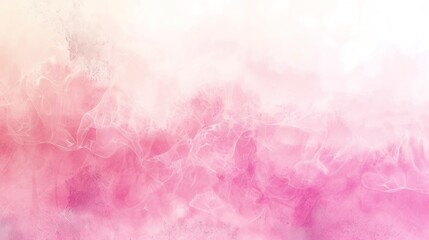 Obraz premium Tranquil Pink Gradient Blending into White Background with Open Spaces