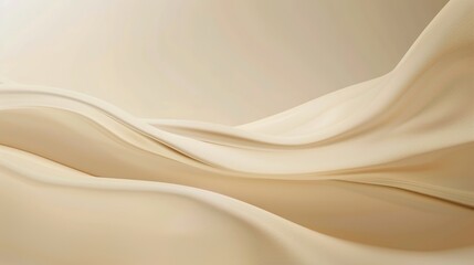 Obraz premium Serene Light Brown Gradient Background with Copy Space