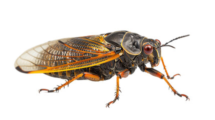 Fototapeta premium Cicada on transparent background