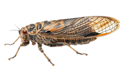 Cicada on transparent background