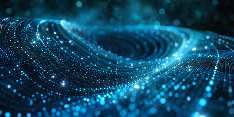 Technology background for technology processes, neural networks, AI, data transfer, encryption, digital archives, audio and visual presentations, science, education, medical imaging, virtual reality