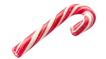 Candy cane new year christmas holiday cane on transparent background