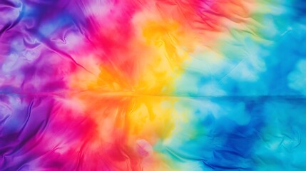 Abstract background of tie dye fabric
