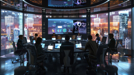  business professionals participating in a global conference call