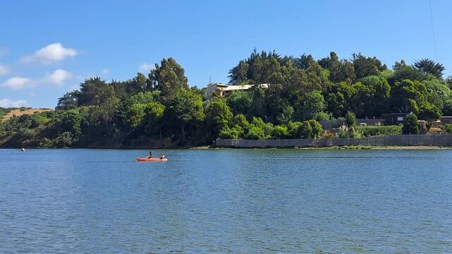 Cahuil lagoon and its kayak rides