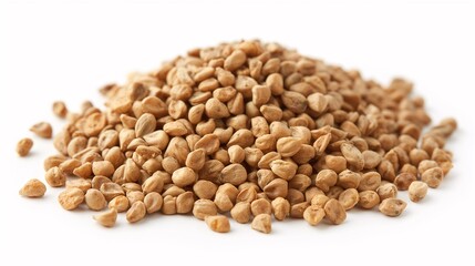 Fototapeta premium A pile of small, round seeds, arranged in a natural heap