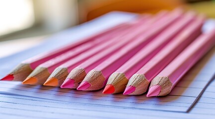 close up of pencils