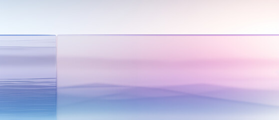 Fototapeta premium Minimalistic Frosted Glass Panels with Gradient Colors