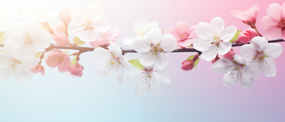 Fototapeta premium Elegant Spring Blossom Branches