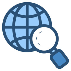 internet search browsing flat icon
