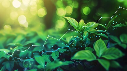 Green Growth and Sustainability Concept