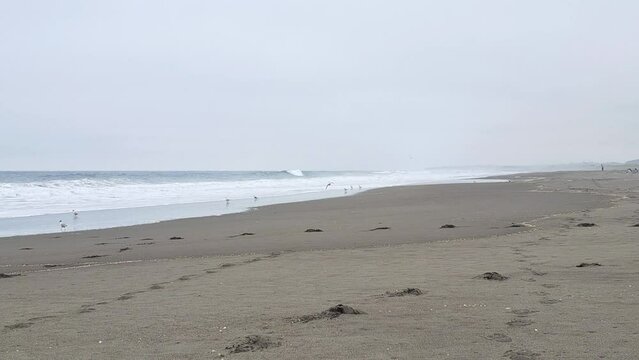 View of Cahuil beach