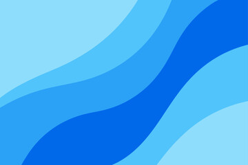 Fototapeta premium Light blue abstract wave background