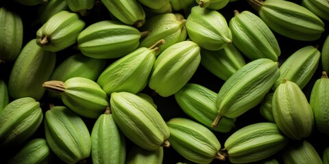 Obraz premium Green Zucchini Close-up