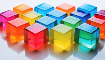 Obraz premium colorful plastic cubes