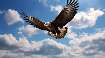 Naklejka premium eagle in the sky