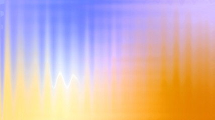 Abstract background of hazy vertical wavy lines blending blue and orange colors for wallpaper...