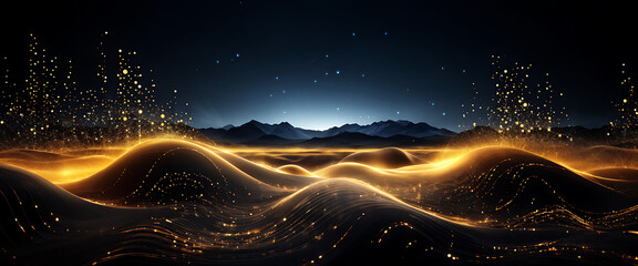 Obraz premium Digital background ideal for technological operations, neural networks, AI, data transmission and encryption, digital archives, audio and visual representations, scientific research 