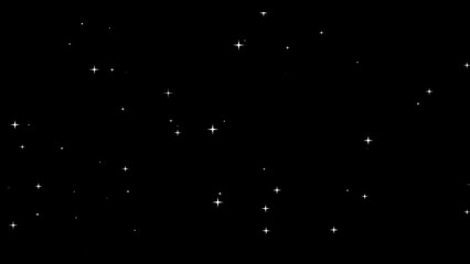 Twinkling stars animation background,
falling sparkling stars background space,
Sparkles Animated Emoji. Alpha channel, transparent background.
twinkling starry night sky, looping animation. - Powered by Adobe