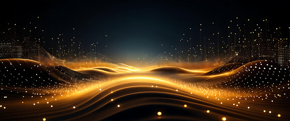 Obraz premium Digital background ideal for technological operations, neural networks, AI, data transmission and encryption, digital archives, audio and visual representations, scientific research 