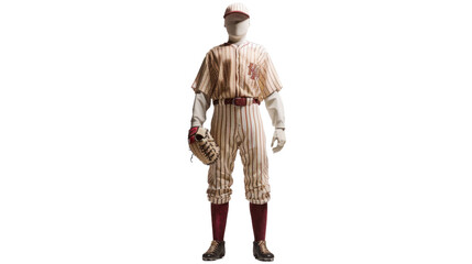 Fototapeta premium Baseball suit on transparent background