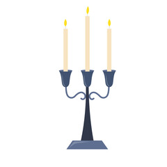 candlestick with candles