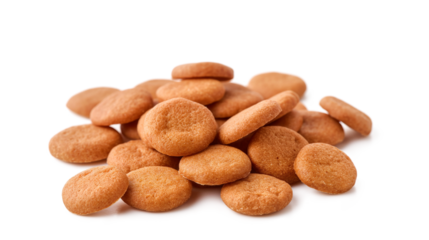 Pepernoten, dessert for Sinterklaas isolated on a transparent background