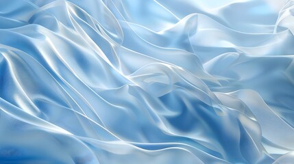 Fototapeta premium Captivating Aqua Wave Abstractions with Elegant Curving Patterns and Calming Liquid Textures