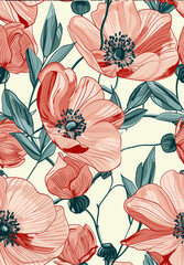 a pattern romantic flower simless , seamless floral background