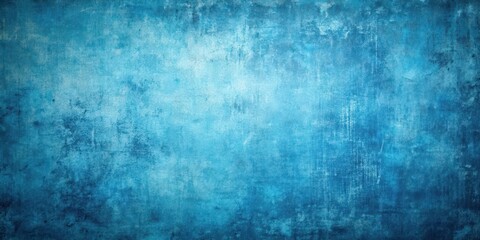 Obraz premium Blue grunge background with distressed textures and vintage look, blue, grunge, background, texture, distressed, vintage, grungy