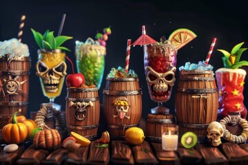 Glass containing iced tea, garnished with a slice of lime and an orange wedge for a refreshing, citrus-infused appearance