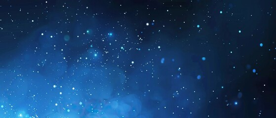 Obraz premium Starry night sky with a dense cluster of stars creating a mesmerizing view