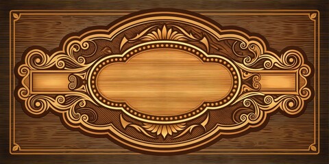 Whiskey label design featuring vintage frames, whiskey, label, design, vintage, frames, aged, old, retro, rustic