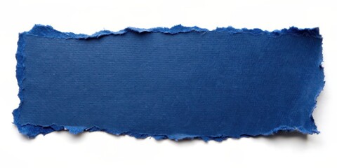 Naklejka premium Torn dark blue paper edge , texture, ripped, torn, background, textured, distressed, grunge, navy blue