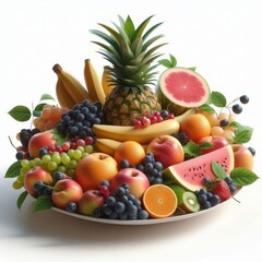 fruit salad in a bowl