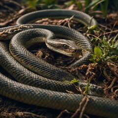 Obraz premium Discuss the role of snakes in different cultures and mythologies.