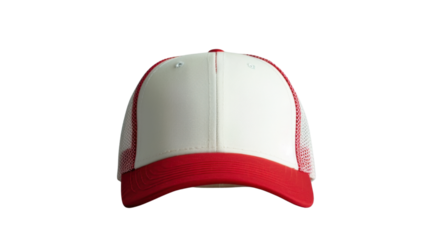 Stunning blue and white Baseball Cap on transparent background