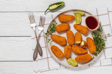 crispy baked cream cheese stuffed jalapeno poppers