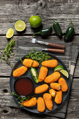 crispy baked cream cheese stuffed jalapeno poppers