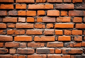 Obraz premium detailed close rough brick texture background design inspiration construction projects, wall, building, masonry, surface, architectural, element, urban, aesthetics